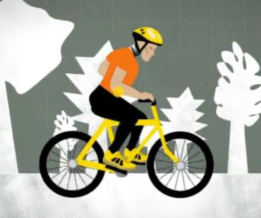Position VTT sur terrain plat