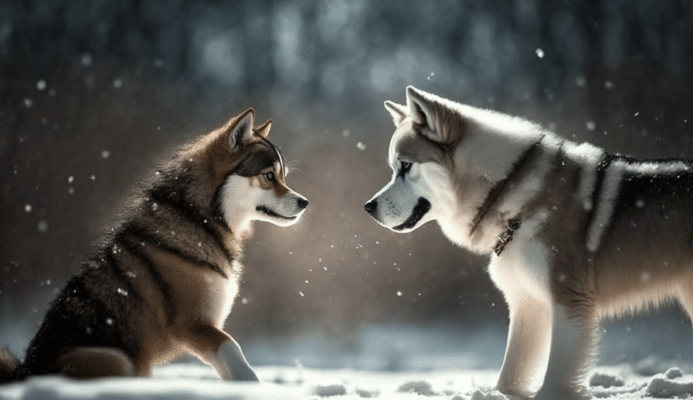 infographie husky versus malamute difference comparaison
