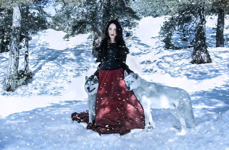 La reine des loups dans la neige^^