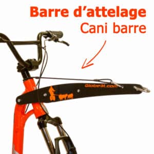 cani trottinette tout terrain wild barre ligne trait chien