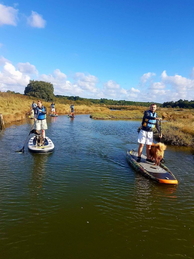 Paddle avec son chien