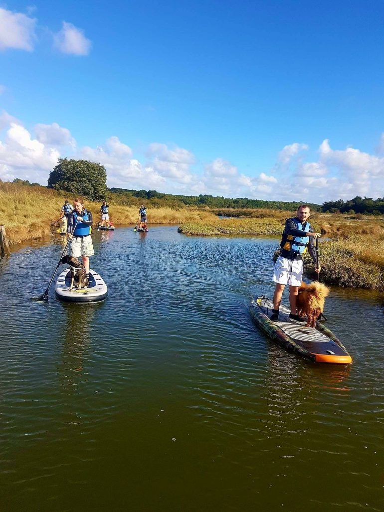 Paddle avec son chien