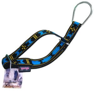 Collier semi étrangleur Manmat - collier pour chien bleu et noir