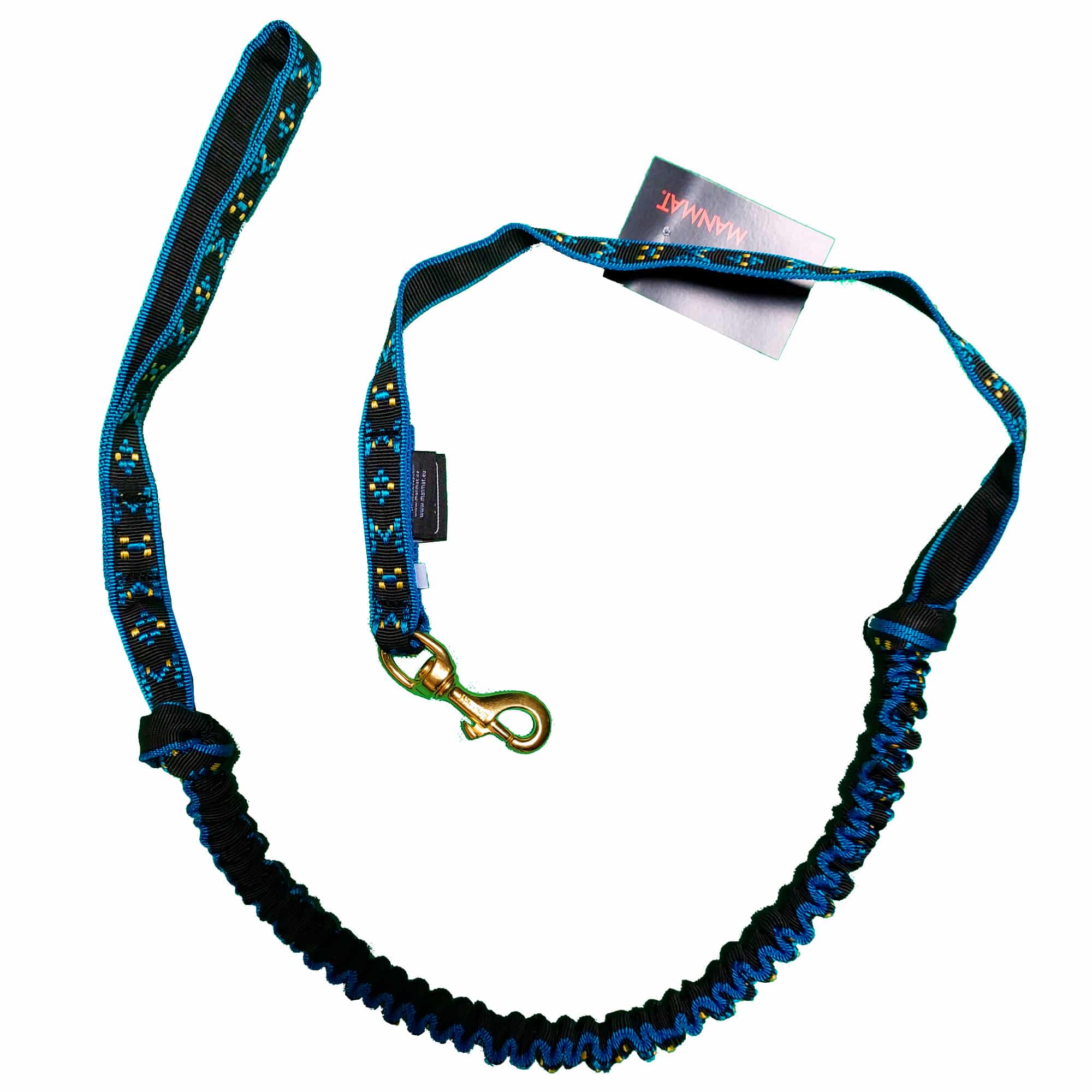 KIT CANICROSS Blue Grey: ceinture canicross, laisse et harnais chien