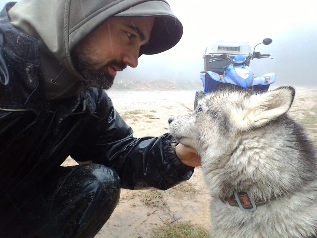 baptiste de musher experience avec hamaru ka husky siberien