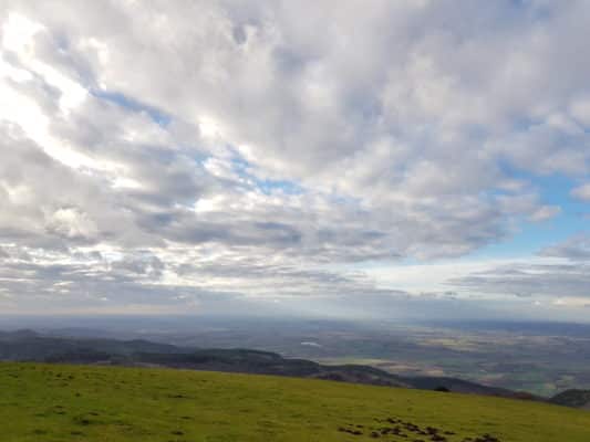 ciel bleu avec nuage tarn paysage