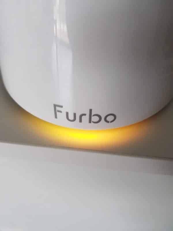 furbo dog camera lumiere jaune