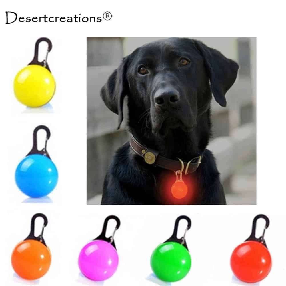 Led Clip On Pour Chien Médaillon Lumineux De Sécurité Pour La Nuit