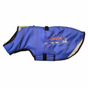 manteau pour chien thermo coat manmat bleu