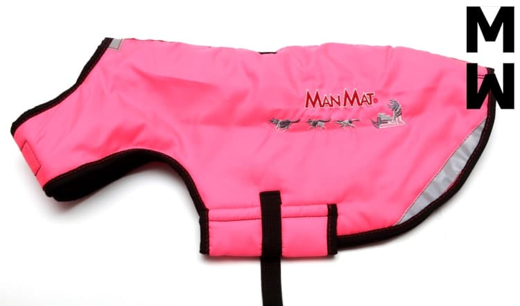 manteau pour chien thermo coat manmat rose