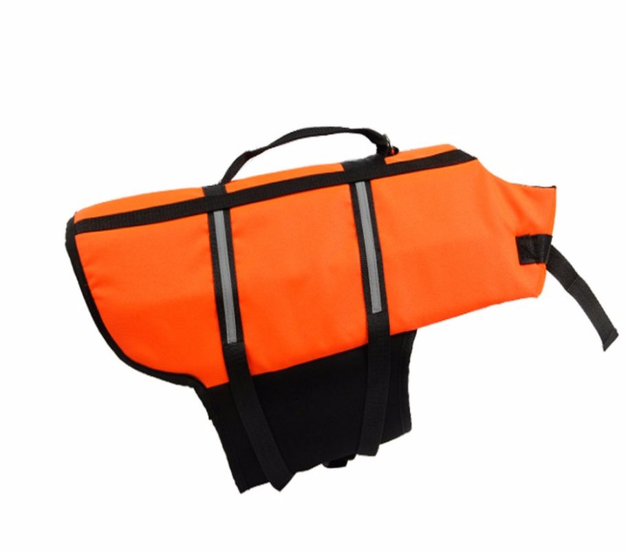 gilet de sauvetage pour chien orange pas cher