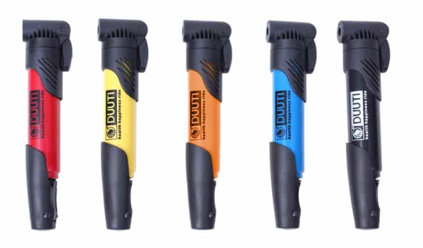 mini pompe cani vtt pompe a air kit accrochage embouts velo couleurs