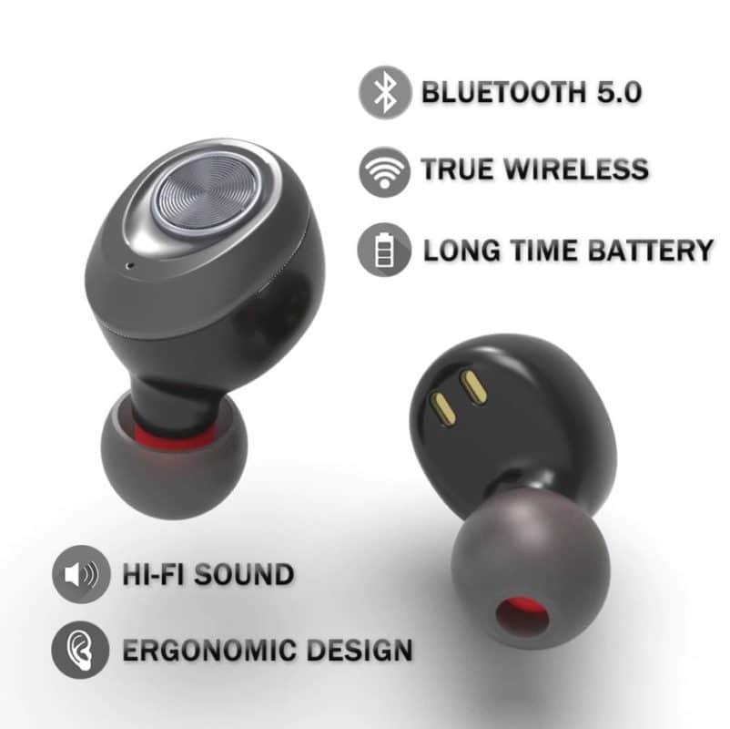 Écouteurs bluetooth sans fil detail technique