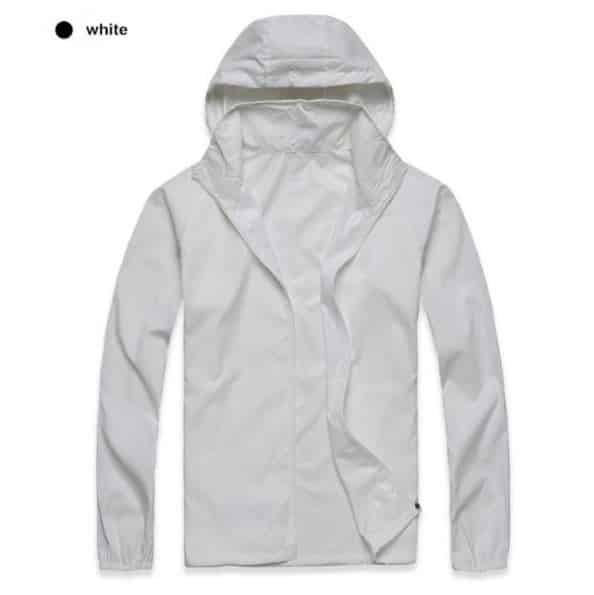 K-Way, veste imperméable ultra légère blanc