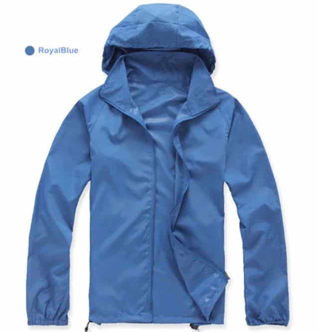 K-Way, veste imperméable ultra légère bleu
