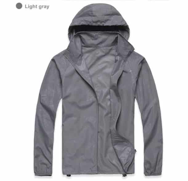 K-Way, veste imperméable ultra légère gris