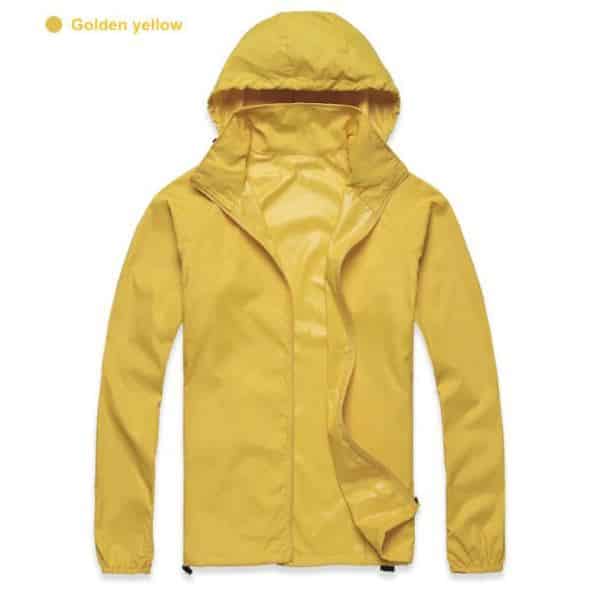 K-Way, veste imperméable ultra légère jaune