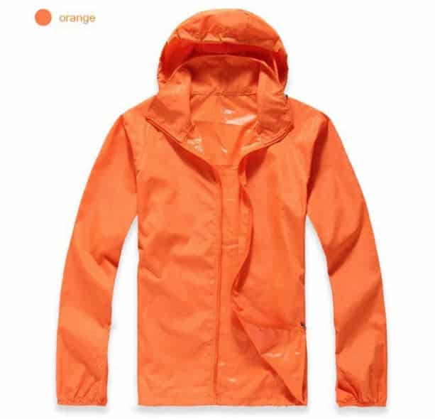 K-Way, veste imperméable ultra légère orange