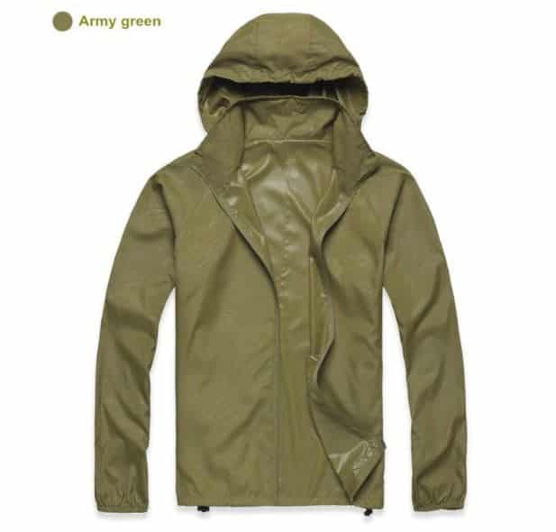 K-Way, veste imperméable ultra légère vert