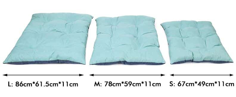 coussin pour chien tailles