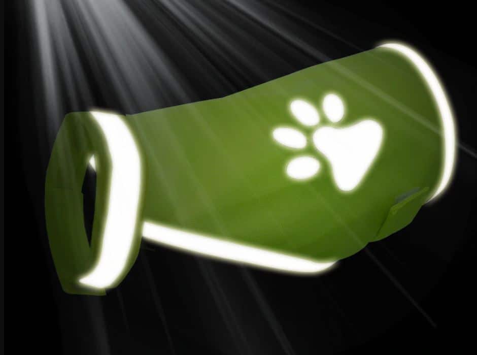 gilet jaune pour chien sécurité reflechissant nuit nocturne