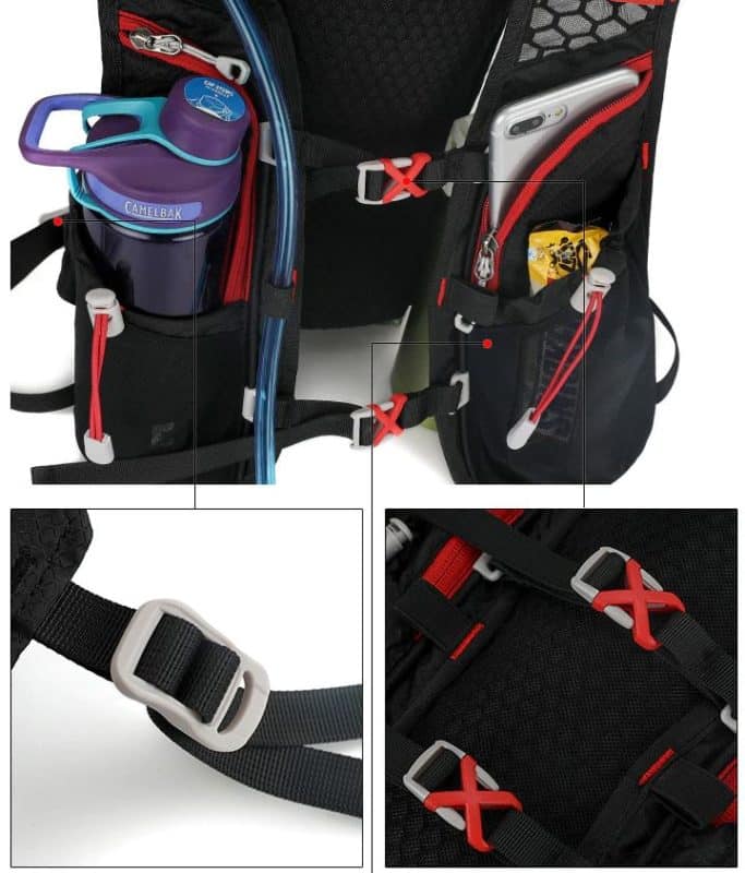 sac d'hydratation canitrail 5L poches running