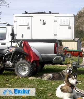 transport chien pickup musher box